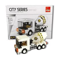 Brinquedo Caminhão de Construção Blocos De Montar Veículos 93 Peças Perfeito para diversão das crianças Montavel