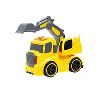 Brinquedo Caminhão De Construção Escavadeira Fricção E Luz