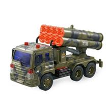 Brinquedo Caminhão Exército Bate E Volta Com Luzes E Som - Toy king