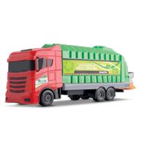 Brinquedo Caminhão Garbage Truck 50Cm Presente Menino Brincadeira Criança 0419