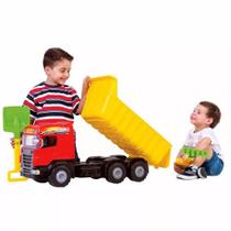 Brinquedo Caminhão Infantil Caçamba Grande 5050 Magic Toys