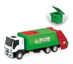 Brinquedo Caminhão Iveco Coletor Lixo Usual
