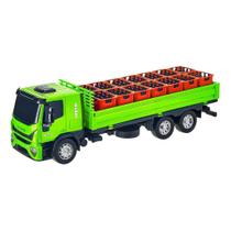 Brinquedo Caminhão Iveco Tector Dropside Verde - Usual Brinquedos