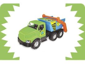 Brinquedo Caminhão Max Eco Truck Entulho Caçamba Lixo - Tilin