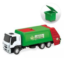 Brinquedo Caminhão Menino Iveco Coletor Lixo 342 Cor Sortida - Usual Plastic