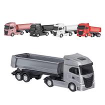 Brinquedo Caminhão Miniatura Iveco S-Way Toco Basculante Sortido e Unitário Usual Brinquedos - 756 Brinquedo Caminhão Miniatura Iveco S-Way Toco Basculante Sortido e Unitário Usual Brinquedos - 756