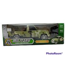 Brinquedo Caminhonete Militar Exército Controle Remoto (verde)