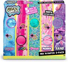 Brinquedo Canal Toys CRAZE'SENSATIONS Mix'n Match Kit com 5 Unidades