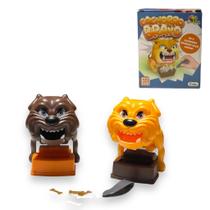 Brinquedo Cão Bravo Pega Ossos Sustos Divertido Cachorro Morde Jogo Interativo Brinquedo Criança