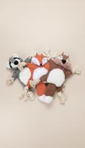 Brinquedo Cão Pelúcia Resistente Corda P/ Mordida 26cm Brinquedo Cão Pelúcia Resistente Corda P/ Mordida 26cm