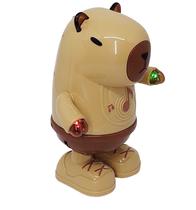 Brinquedo Capivara Pop Com Som Luz Anda 20cm Musical Original