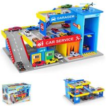 Brinquedo Car Service Postinho Garagem Hotwheels Mdf - 090 Junges