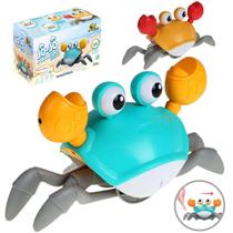Brinquedo Caranguejo Dança Som Musical Sensor Eletrônico
