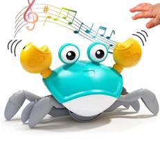 Brinquedo Caranguejo Fujão com Sensor para Kids