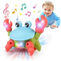 Brinquedo Caranguejo Fujão Musical Som Luz E Movimento