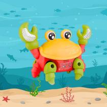 Brinquedo Caranguejo Musical Fujão À Pilha