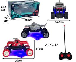 Brinquedo Carrinho Com Controle Remoto Tubarão Animal Car Shark