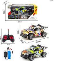 Brinquedo Carrinho Controle Remoto Colorido Recarregável Brinquedo Carrinho Controle Remoto Colorido Recarregável