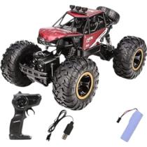 Brinquedo Carrinho Controle Remoto Recarregável off Road 4X4 Rock Crawler