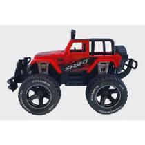 Brinquedo Carrinho Controle Remoto Recarregável Off Road JEEP(Vermelho)