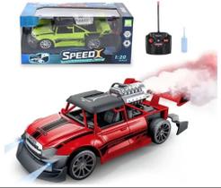 Brinquedo Carrinho Controle Remoto Remoto Solta Fumaça Super Turbo