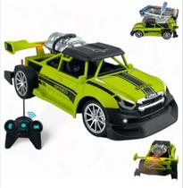 Brinquedo Carrinho Controle Remoto Remoto Solta Fumaça Super Turbo Brinquedo Carrinho Controle Remoto Remoto Solta Fumaça Super Turbo