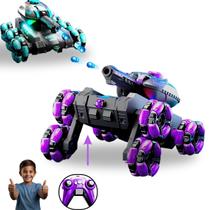 Brinquedo Carrinho Controle Remoto Tanque De Guerra Atira Bolinha Gel Kit Completo Dia das Crianças Natal Presente Brinquedo Carrinho Controle Remoto Tanque De Guerra Atira Bolinha Gel Kit Completo Dia das Crianças Natal Presente