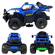 Brinquedo Carrinho Cross Country Gira 360º Com Luz E Som(AZ) Brinquedo Carrinho Cross Country Gira 360º Com Luz E Som(AZ)