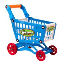 Brinquedo Carrinho De Compras Azul - Castela