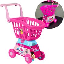 Brinquedo Carrinho De Compras Barbie Cheff Cotiplás
