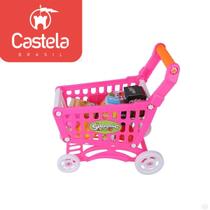 Brinquedo Carrinho de Compras Rosa CBS0225 - Castela - CASTELA BRASIL