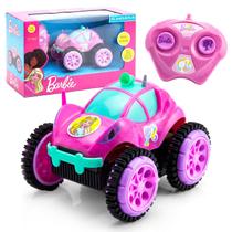 Brinquedo Carrinho De Controle Remoto Barbie Glamour Flip Rosa Grande Divertido Brinquedo Carrinho De Controle Remoto Barbie Glamour Flip Rosa Grande Divertido