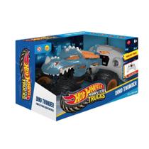Brinquedo Carrinho de Controle Remoto Hot Wheels Monster Truck Dino Thunder Multikids - BR2531 Brinquedo Carrinho de Controle Remoto Hot Wheels Monster Truck Dino Thunder Multikids - BR2531