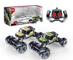 Brinquedo Carrinho de Controle Remoto Recarregável Pick-up 4x4 Giro 360º