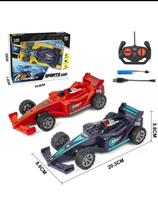 Brinquedo carrinho de fórmula corrida com controle remoto e luz