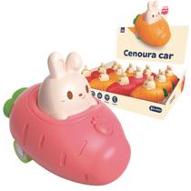 Brinquedo Carrinho de Fricção Cenoura Car Rosa Fenix - FENIX