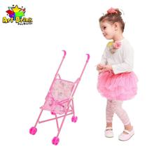 Brinquedo Carrinho De Passeio Boneca Bebe Menina Estampado