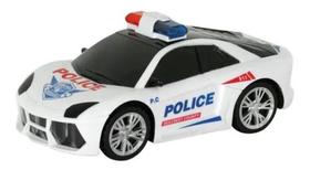 Brinquedo Carrinho De Policia Com 3 Luzes Led E Som Crianças