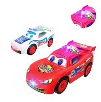Brinquedo Carrinho De Polícia Com Luzes 3d Som Luz - Toy King