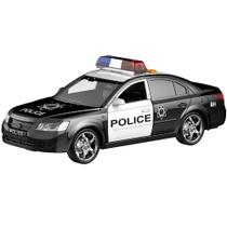 Brinquedo Carrinho de Policia com Luzes e Sons de Sirene Botões - Shiny Toys 000431