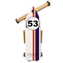 Brinquedo Carrinho De Rolimã Madeira Infantil Adulto Herbie