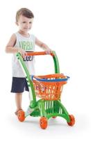 Brinquedo Carrinho de Supermercado Infantil Imaginativa Compras c/ Cesto