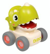 Brinquedo Carrinho Dino Com Fricção e Apito
