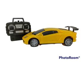 Brinquedo Carrinho Esportivo Controle Remoto Total (Amarelo)