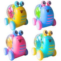 Brinquedo Carrinho Fricção Caracol Infantil Com Luz Divertido Sortido Castela