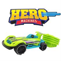 Brinquedo Carrinho Hero Machines Super Carro Com Pedal Lançador Verde