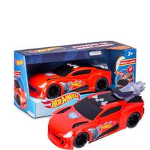 Brinquedo Carrinho Hot Wheels Turbo com Luz e Som Modo Turbo Vermelho Multikids - BR1431