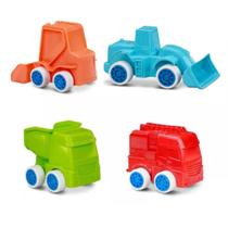 Brinquedo Carrinho Infantil Babê Primeira infância 4 unid Brinquedo Carrinho Infantil Babê Primeira infância 4 unid