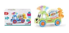 Brinquedo Carrinho Infantil Betoneira Com Luzes E Música.