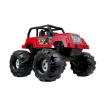 Brinquedo Carrinho Jipe Extreme 4x4 Monstro Off-Road Infantil - Pneus Gigantes 29cm
